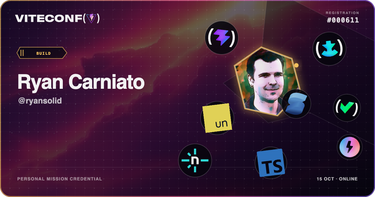ViteConf community ticket 611