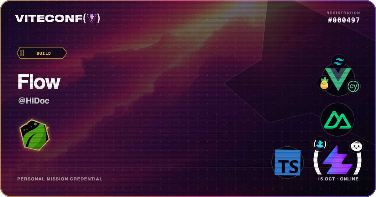 ViteConf community ticket 497