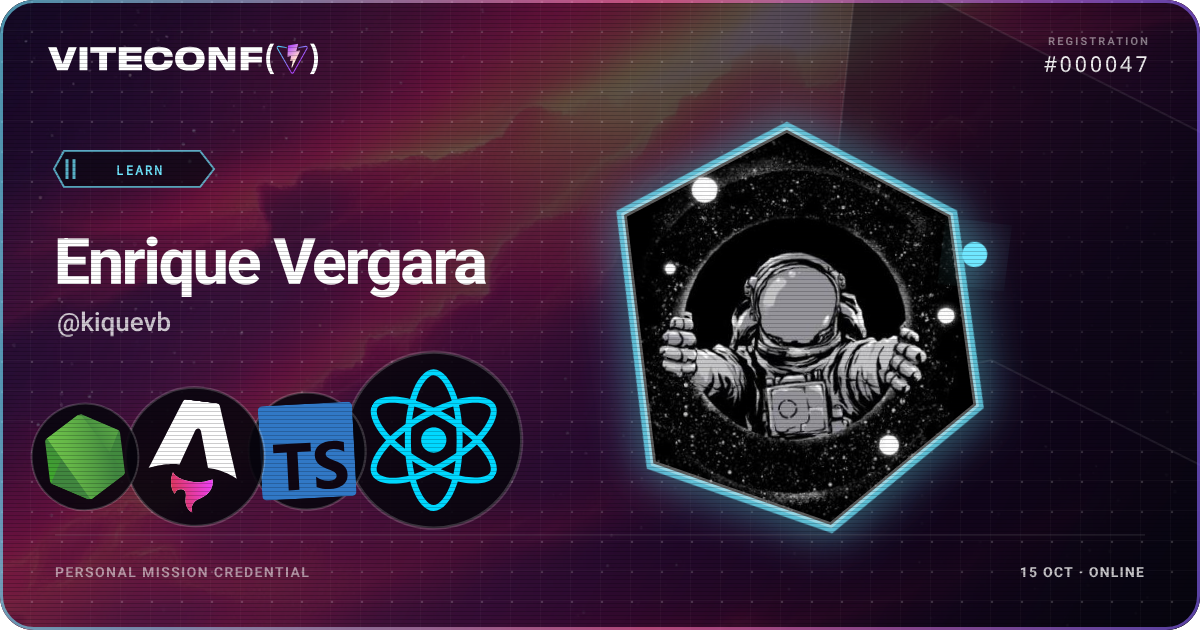 ViteConf community ticket 47