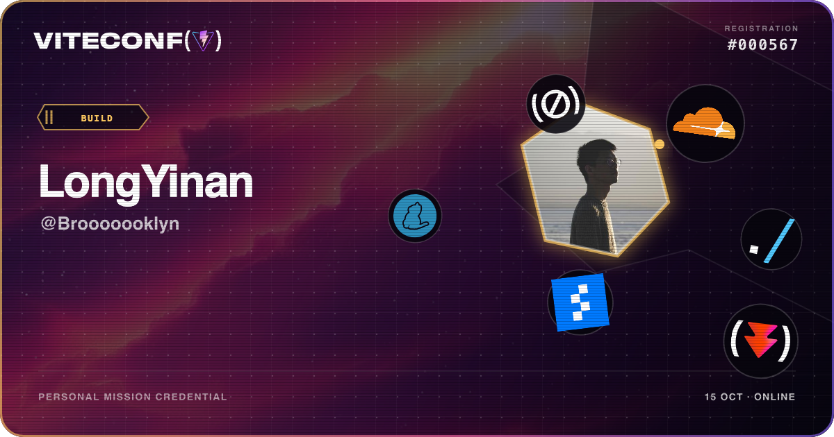ViteConf community ticket 567