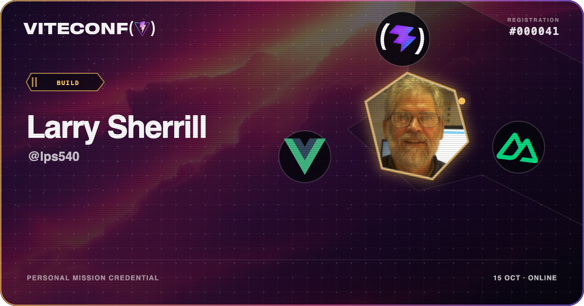 ViteConf community ticket 41