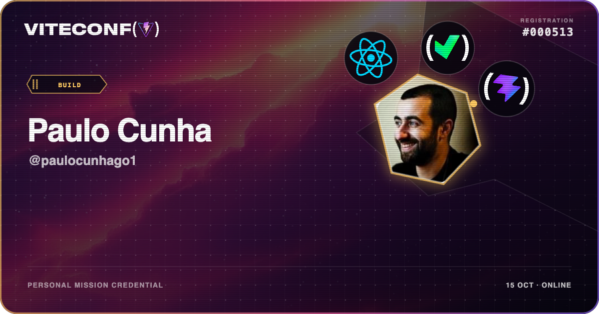 ViteConf community ticket 513