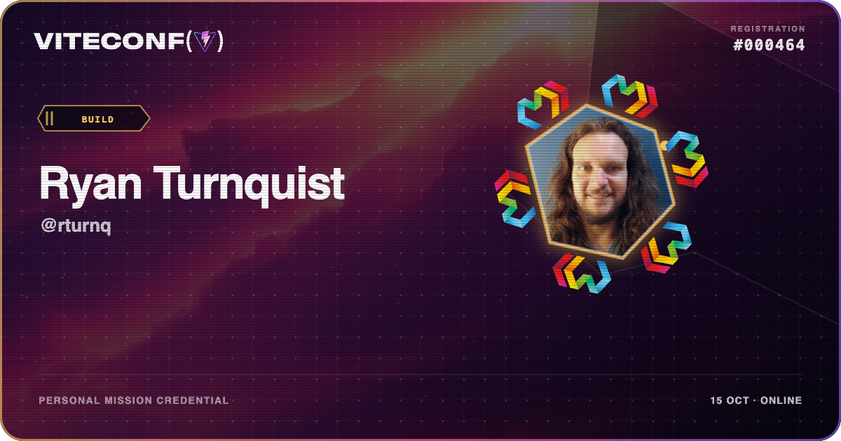 ViteConf community ticket 464