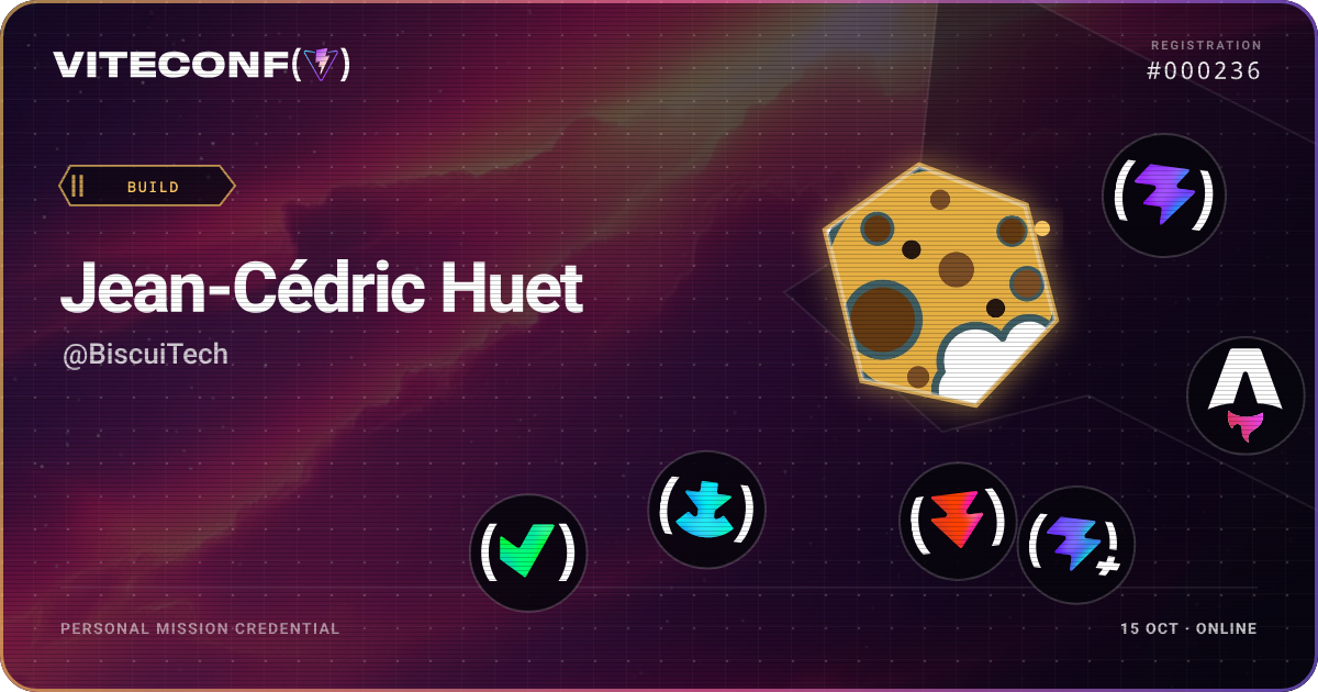 ViteConf community ticket 236