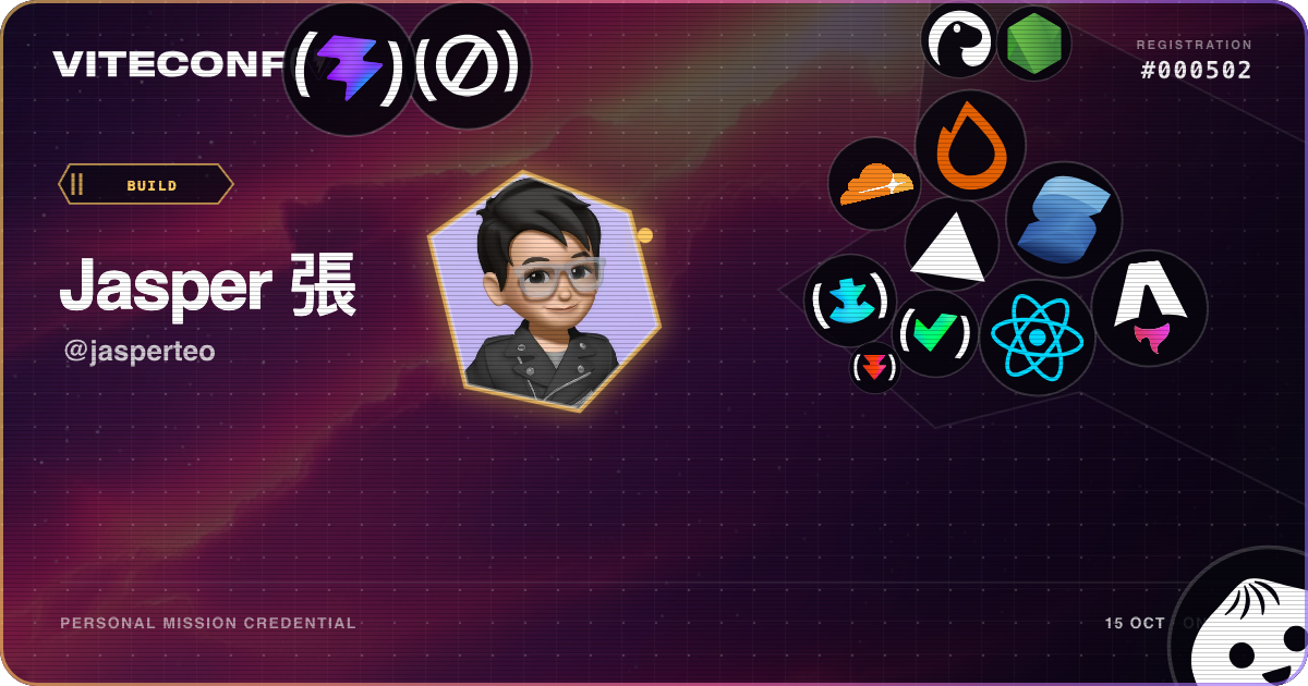 ViteConf community ticket 502