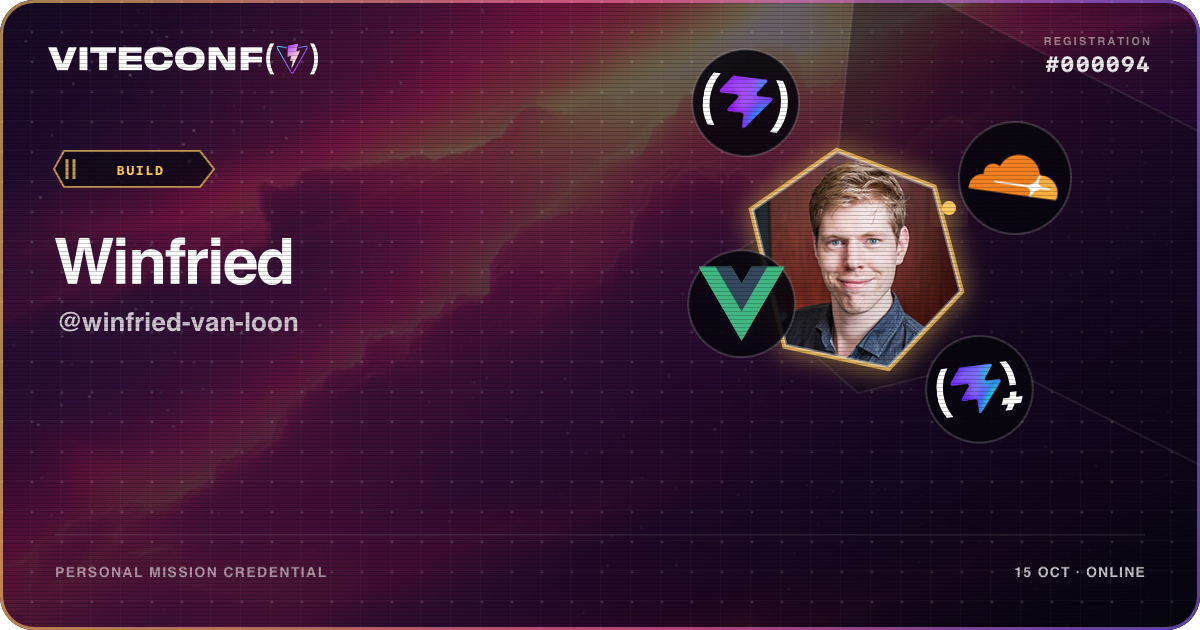ViteConf community ticket 94