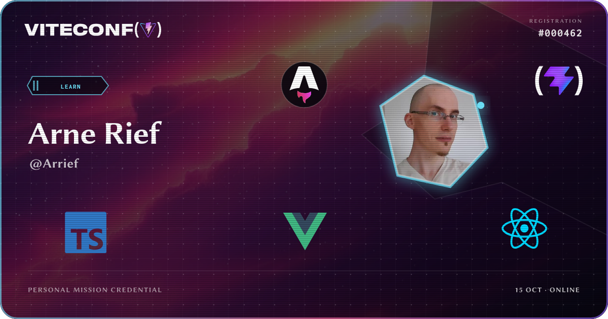 ViteConf community ticket 462