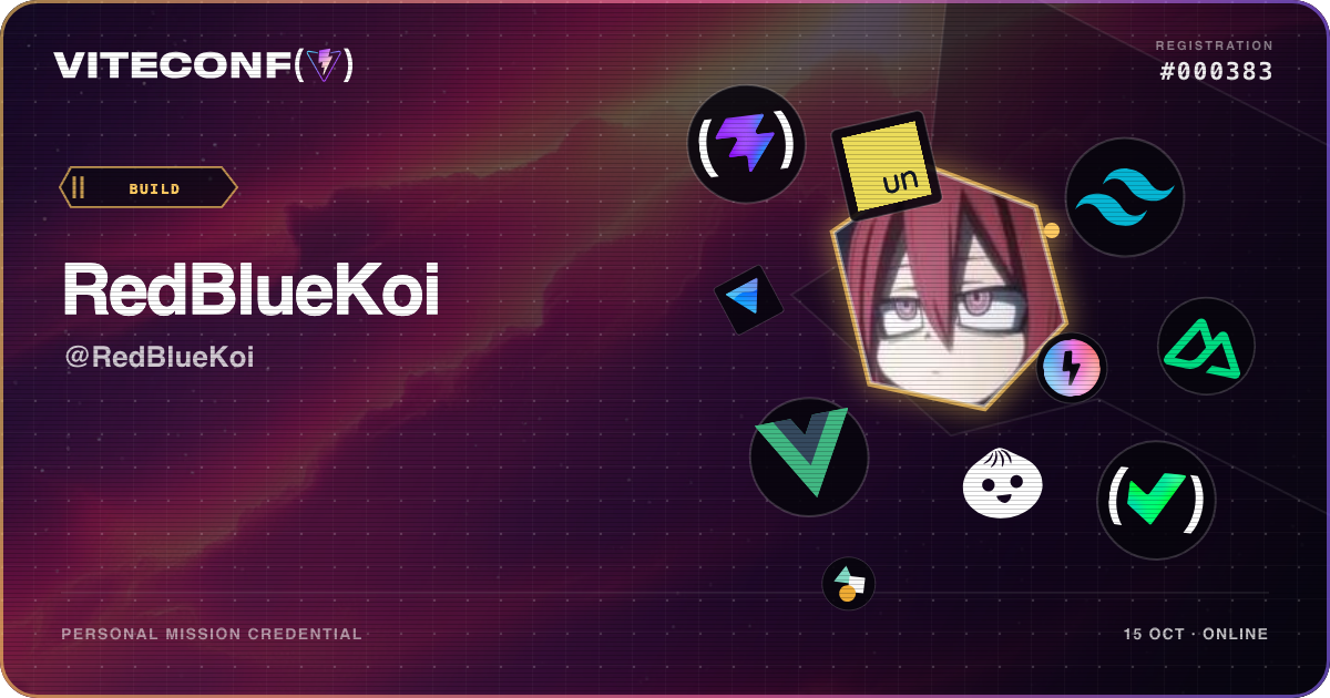ViteConf community ticket 383