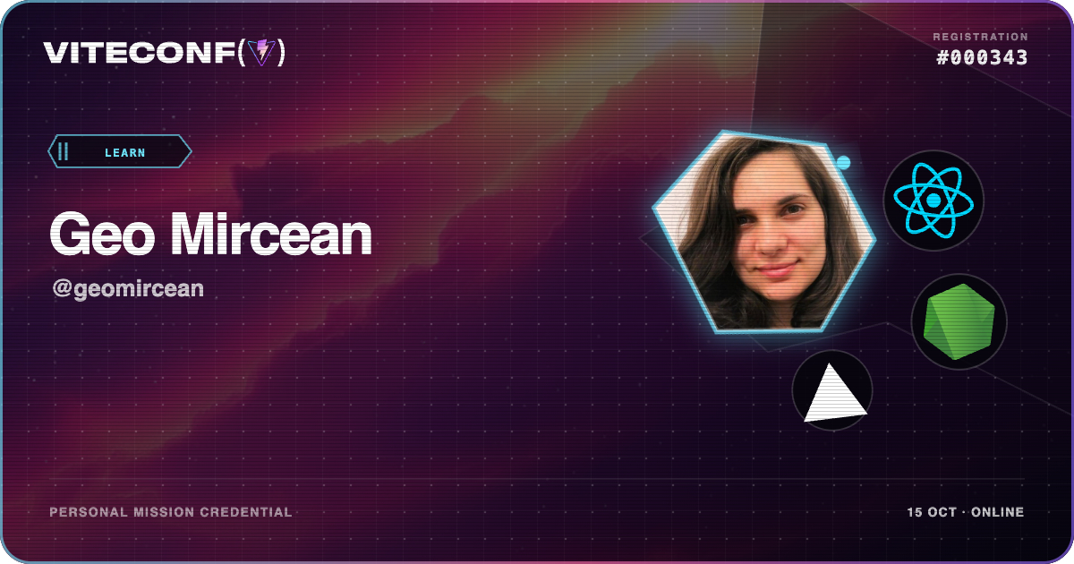 ViteConf community ticket 343