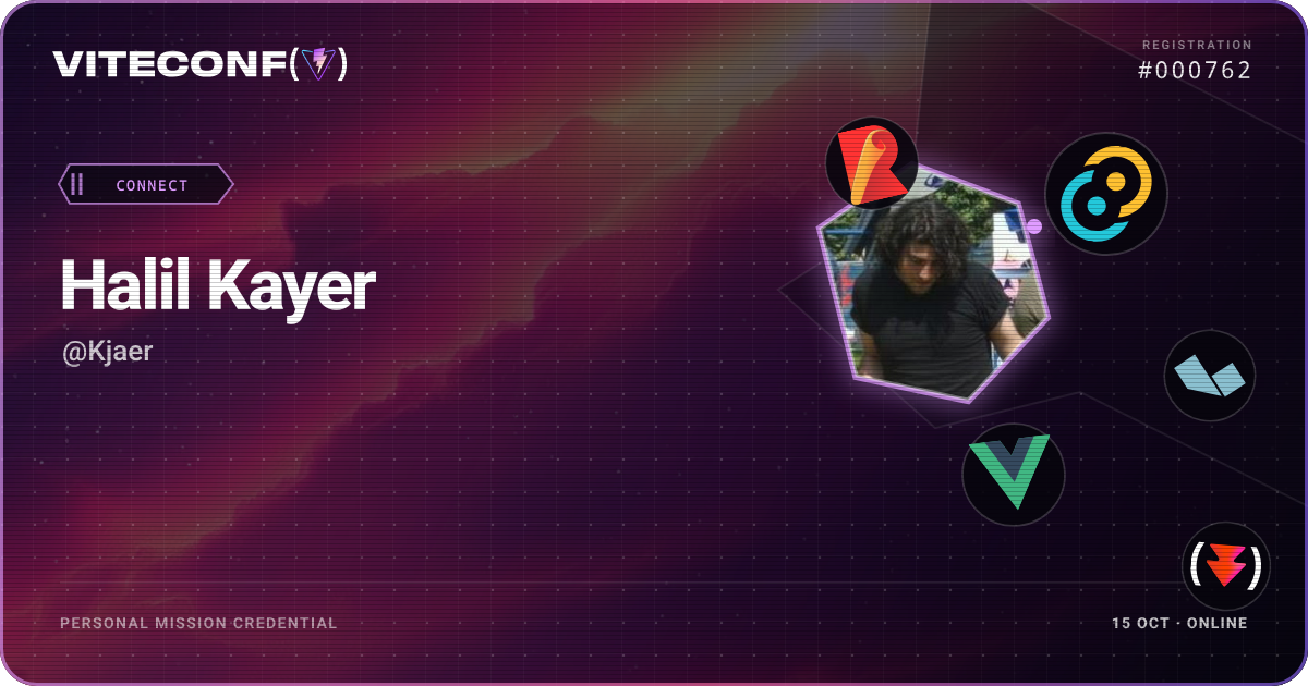 ViteConf community ticket 762
