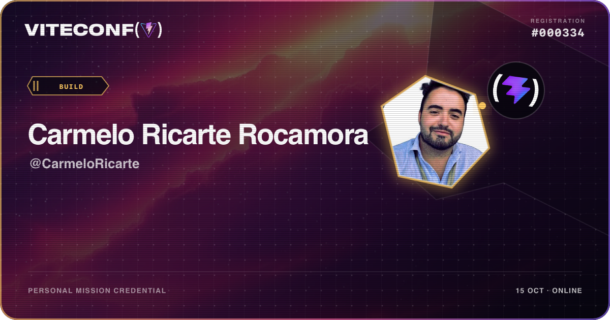ViteConf community ticket 334