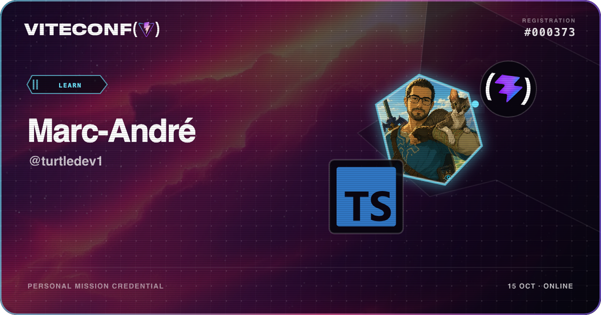 ViteConf community ticket 373