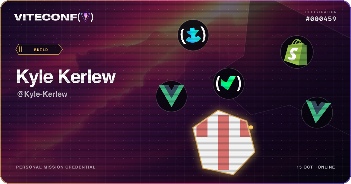 ViteConf community ticket 459