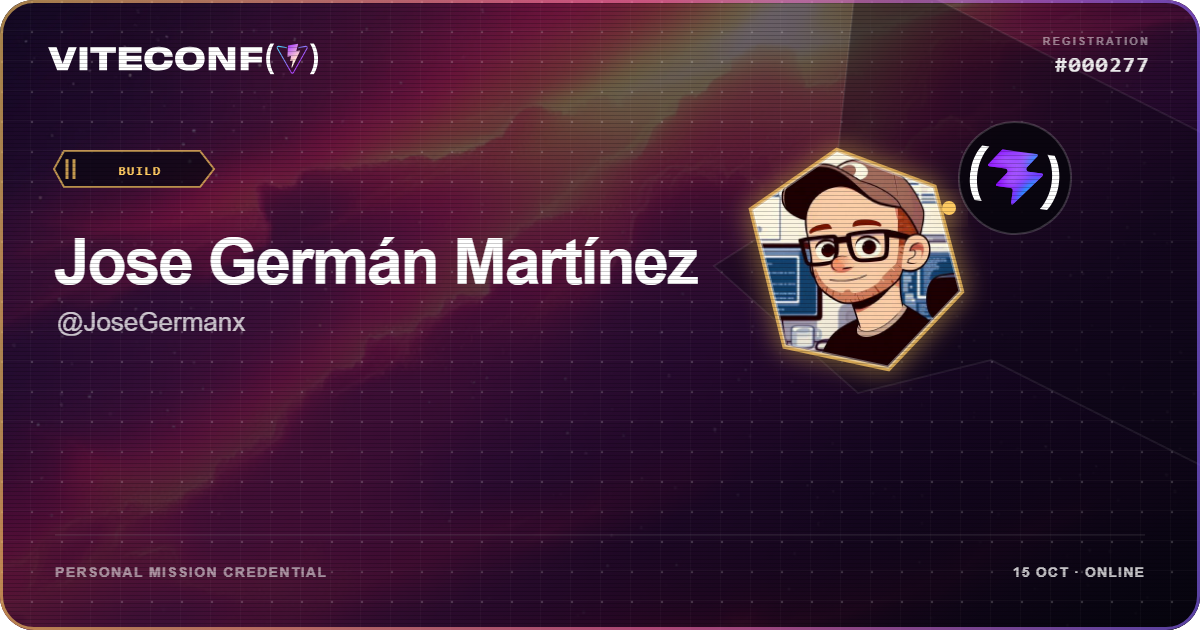 ViteConf community ticket 277