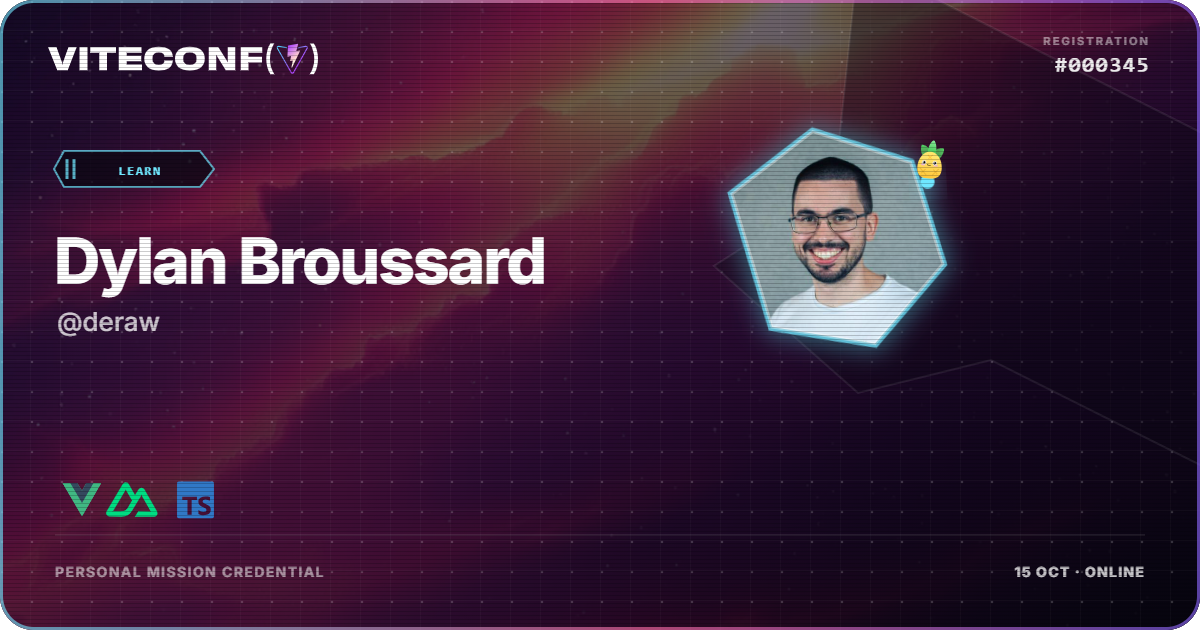 ViteConf community ticket 345
