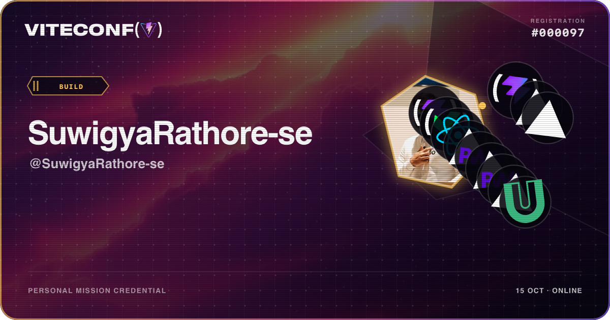 ViteConf community ticket 97