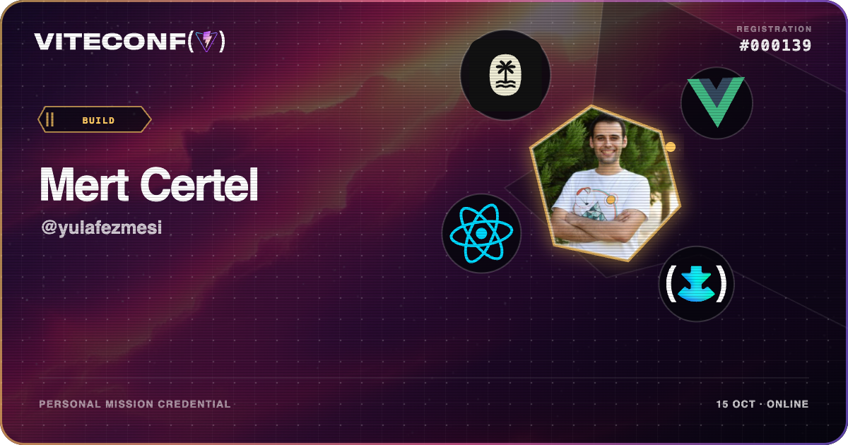 ViteConf community ticket 139