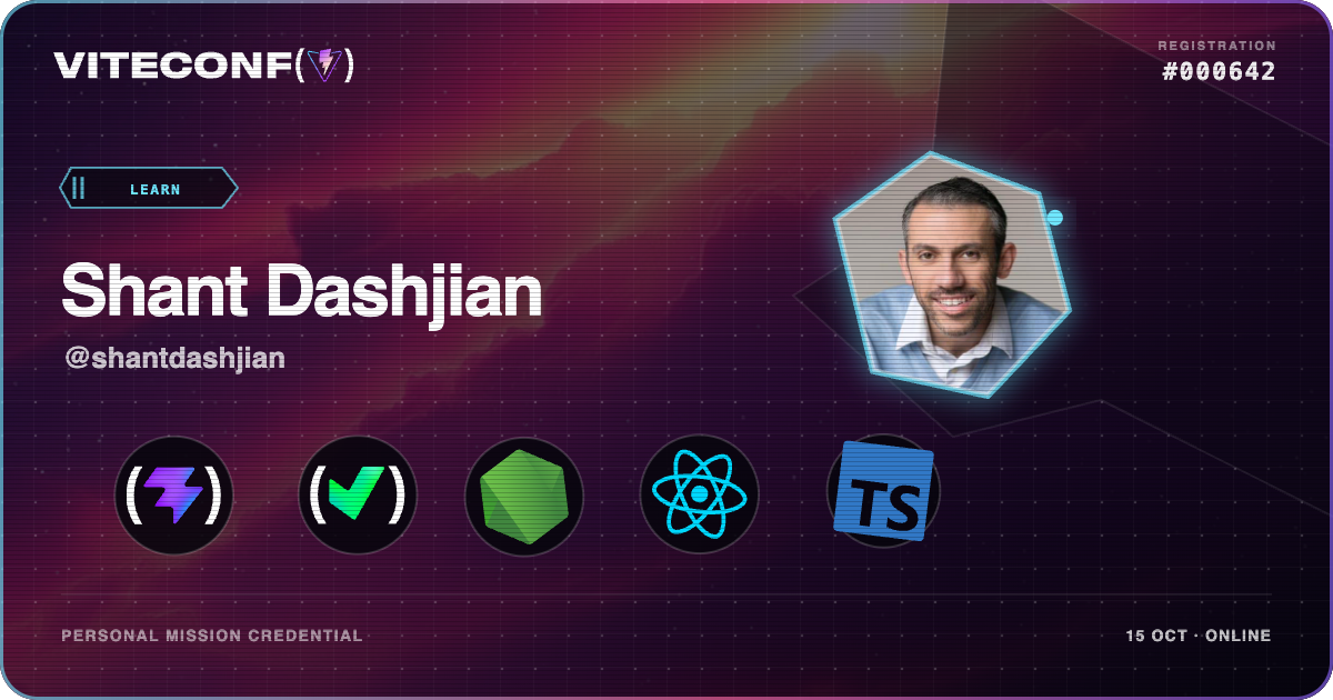 ViteConf community ticket 642