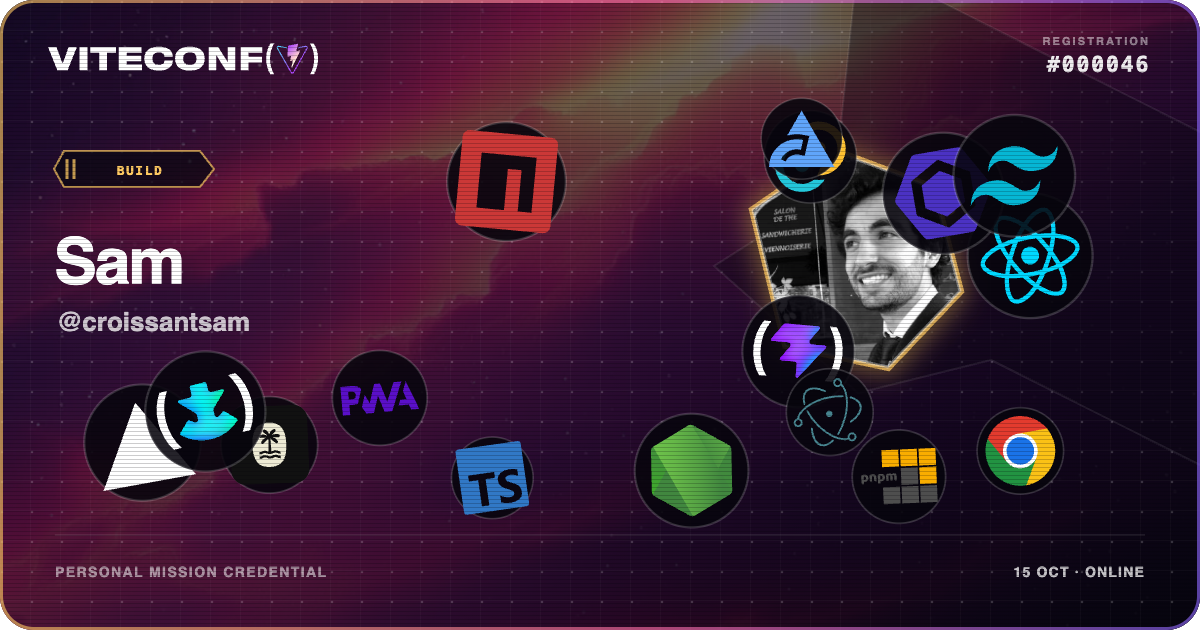 ViteConf community ticket 46