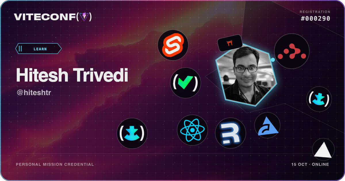 ViteConf community ticket 290