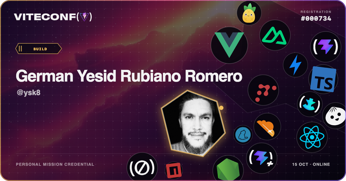 ViteConf community ticket 734
