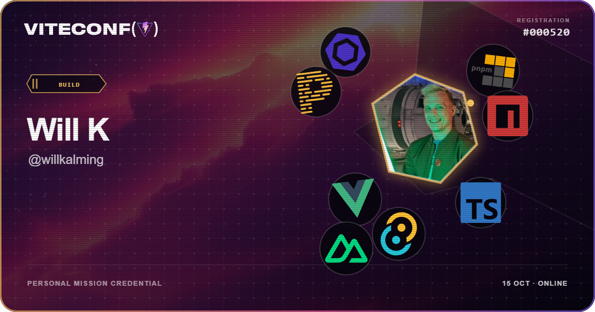 ViteConf community ticket 520