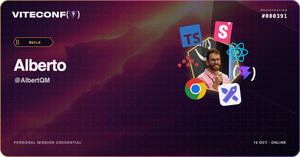 ViteConf community ticket 391