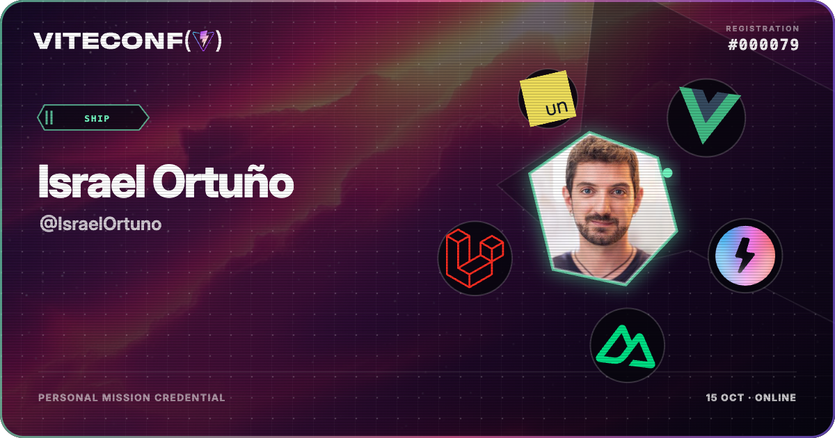 ViteConf community ticket 79