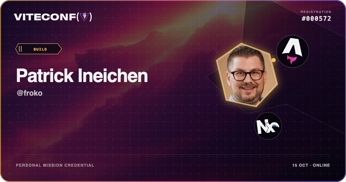 ViteConf community ticket 572